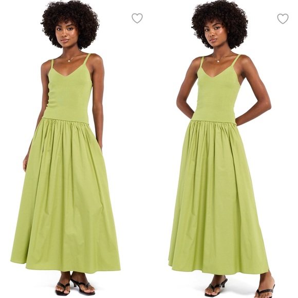 Moon River Nara Contrast Midi Dress - Picture 5 of 15